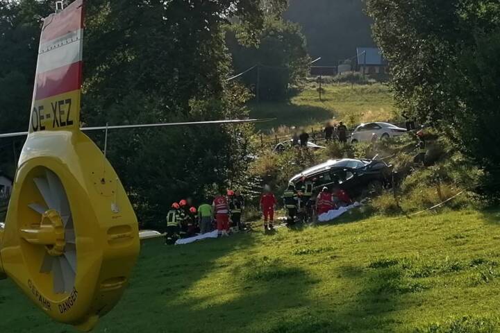 BFV Liezen: Unfall mit Van fordert zwei Schwerverletzte