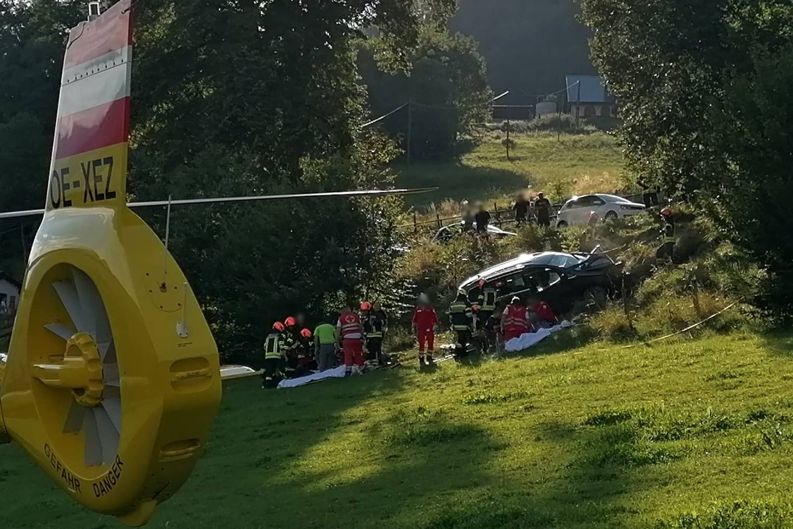 BFV Liezen: Unfall mit Van fordert zwei Schwerverletzte