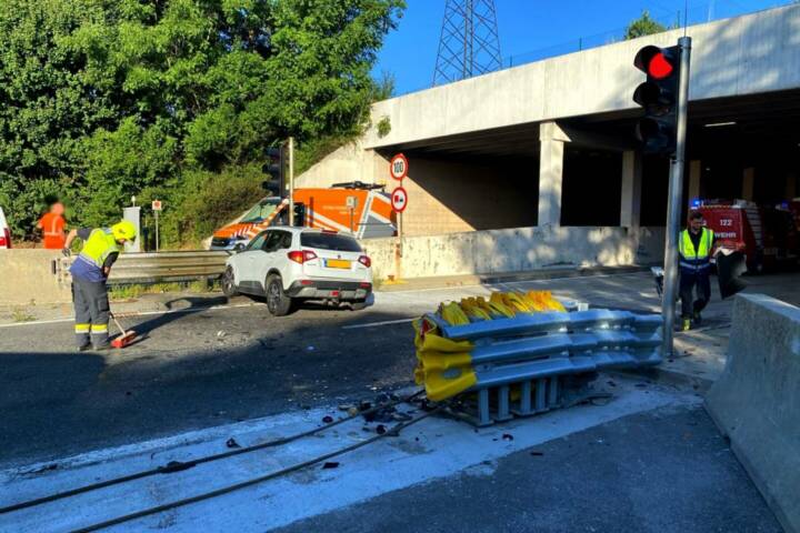 HFW Villach: Verkehrsunfall auf der A10 Tauernautobahn