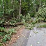 Schwere Unwetter über dem Bezirk