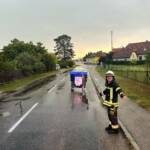 70 Unwettereinsätze im Bezirk Krems