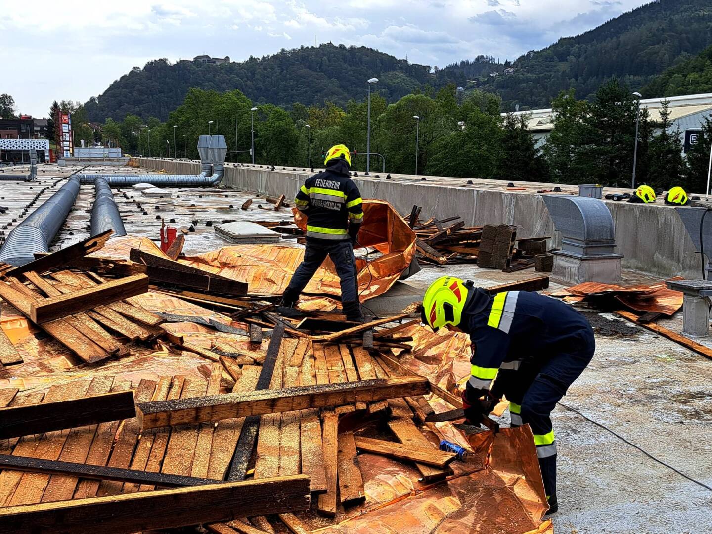 FF Kapfenberg-Diemlach: Sturmfront sorgt für Verwüstung