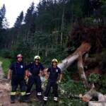Heftiges Unwetter über Leoben