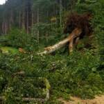 Heftiges Unwetter über Leoben