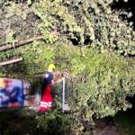 Heftiges Unwetter über Leoben