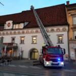 Heftiges Unwetter über Leoben