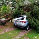 Heftiges Unwetter über Leoben