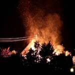 Vollbrand im dicht bebauten Gebiet