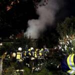 Vollbrand im dicht bebauten Gebiet