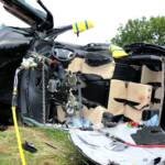 Schwerer Verkehrsunfall mit eingeklemmter Person