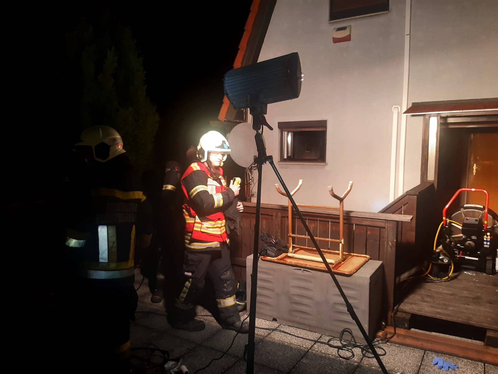 FF Klosterneuburg: Dramatischer Zimmerbrand