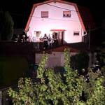 Dramatischer Zimmerbrand