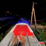 Dramatischer Zimmerbrand