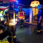 Dramatischer Zimmerbrand