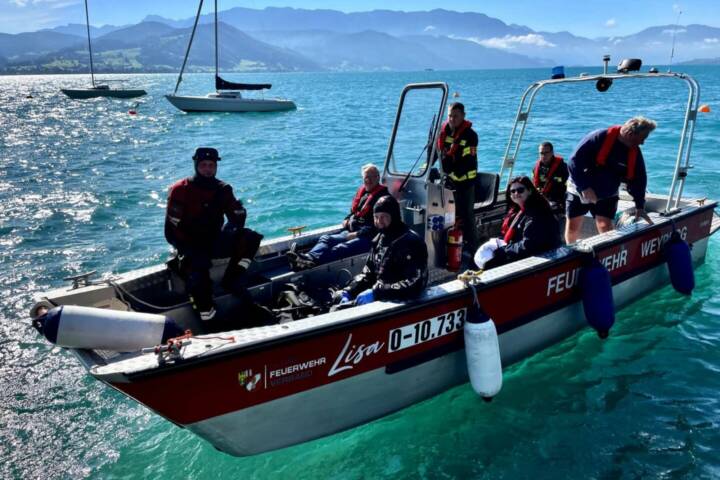AFKDO Mondsee: Feuerwehrtaucheinsatz endet glimpflich