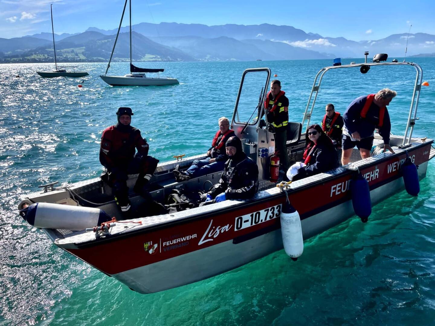 AFKDO Mondsee: Feuerwehrtaucheinsatz endet glimpflich