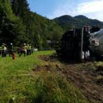 Schwerer Verkehrsunfall mit Lastkraftwagen