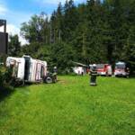 HFW Bad Ischl: Schwerer Verkehrsunfall mit Lastkraftwagen