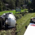 Schwerer Verkehrsunfall mit Lastkraftwagen