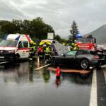Verkehrsunfall A9 mit verletzter Person