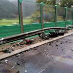 Verkehrsunfall A9 mit verletzter Person