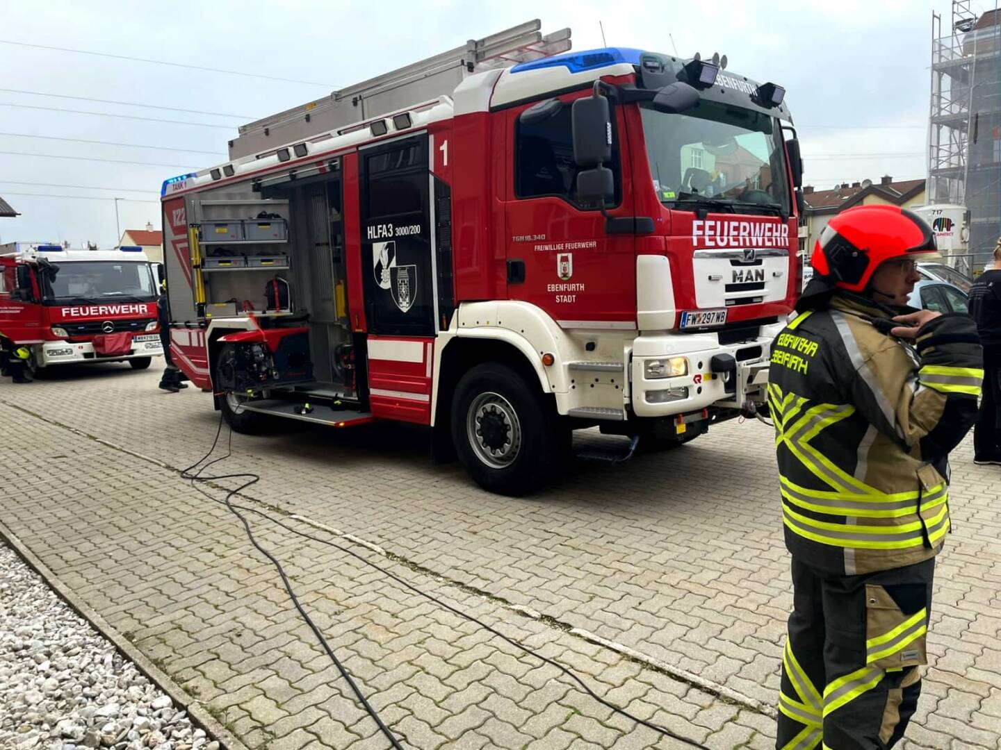 FF Ebenfurth: Gemeldeter Wohnungsbrand in Ebenfurth