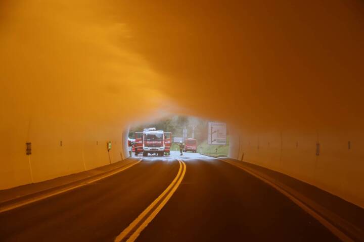 Großübung - Brand im Kaiserparktunnel