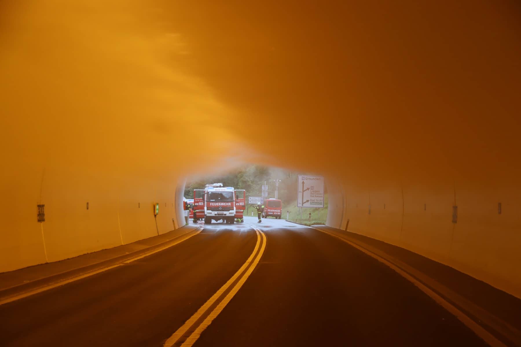 HFW Bad Ischl: Großübung – Brand im Kaiserparktunnel
