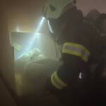 Nullsicht bei Abschnittsatemschutzübung