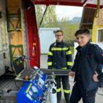 Nullsicht bei Abschnittsatemschutzübung