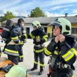 Nullsicht bei Abschnittsatemschutzübung