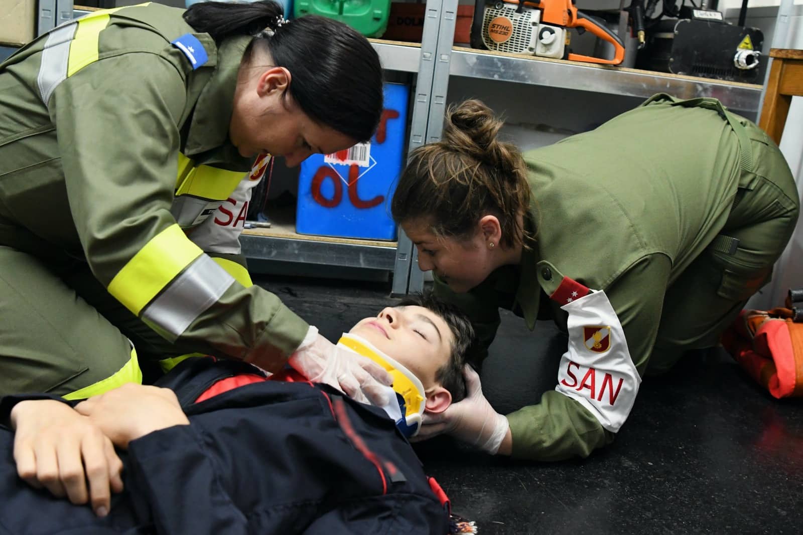 BFV Liezen: Sanitäts-Leistungsprüfung bei der FF Pyhrn