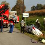 Kurioser Einparkunfall in Rosendorf