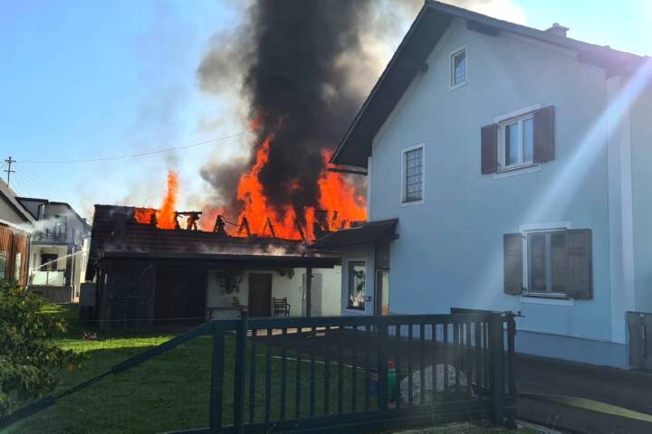 Nebengebäude in Frauental brannte nieder
