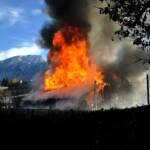 Wirtschaftsgebäudebrand in Zauchen