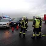 Verkehrsunfall mit eingeklemmten Personen