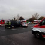 Verkehrsunfall mit eingeklemmten Personen