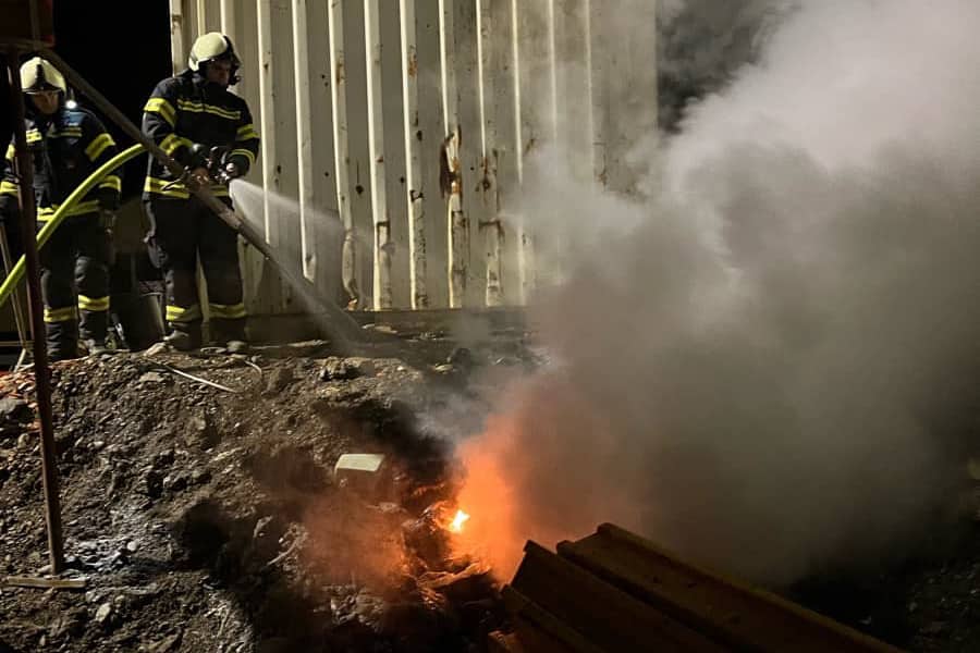 HFW Bad Ischl: Brand auf einer Baustelle