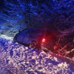 PKW Bergung im dichten Schneefall