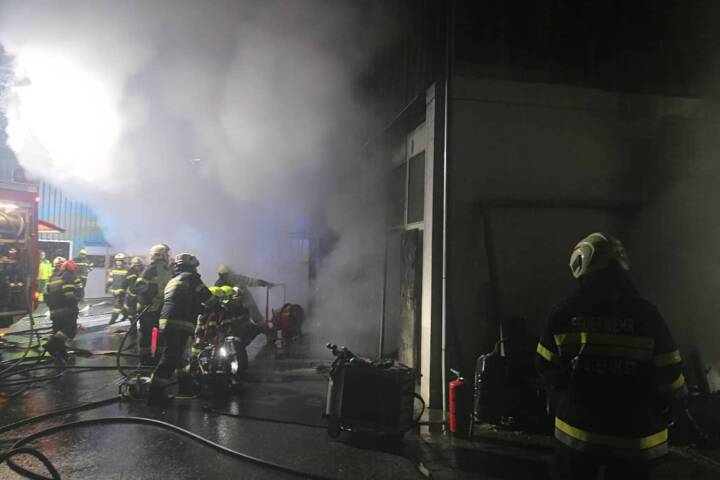 Industriebrand in St. Stefan ob Stainz