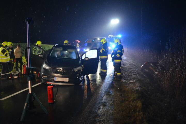 FF Kobenz: Verkehrsunfall mit vier Verletzten