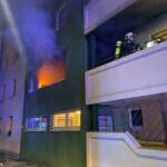 Brand mit Explosion in Wien – Floridsdorf