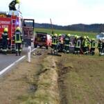 Verkehrsunfall auf der Landesstraße 60