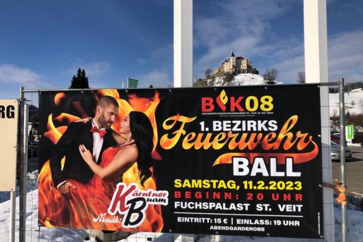 BFKdo St.Veit/Glan: 1. Feuerwehrball des Bezirkes