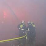 Brand in einer Lagerhalle in Wien – Simmering