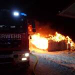 Großbrand in Reichenau am Freiwald