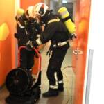 Brand in Einkaufzentrum in Wien - Floridsdorf