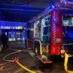 Brand in Einkaufzentrum in Wien - Floridsdorf