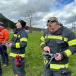 Bundesländerübergreifende Übung der Feuerwehrdrohnengruppe & Bergrettung
