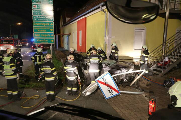 BFV Deutschlandsberg: Tödlicher Verkehrsunfall auf der L605
